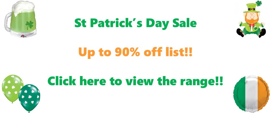 St Patrick's Day 17th March Click Here To View All Products